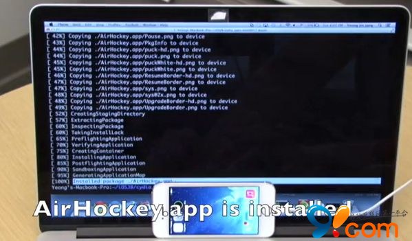 中韩黑客公布4分钟iOS 7.1.1越狱演示视频